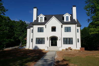 Example of a classic entryway design in Atlanta