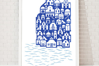 "Santorini" Limited Edition Art Print
