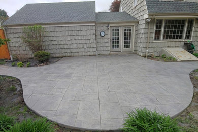 New Blue Stone Pattern Patio