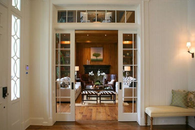 Inspiration for a transitional hallway remodel in Chicago