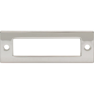 Top Knobs TK923 Hollin 3 Inch Center to Center Pull Backplate - Polished Nickel