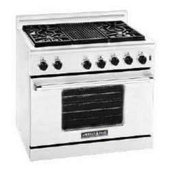 American Range 36" Heritage Classic Range, Stainless Steel | ARR-364GD - Gas Ranges And Electric Ranges