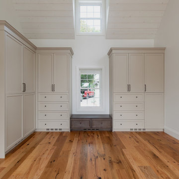 Bedroom Wardrobes in SW Antler Velvet | Inset Doors, Panel Moulding — Erin, ON
