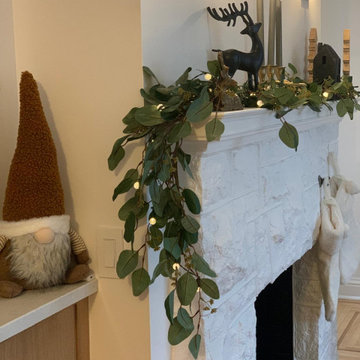 Christmas decoration in Outremont I Soft scandinavian style