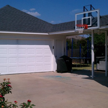 Alan S's Roof King Platinum Basketball System on a 24x18 in Ft Worth, TX