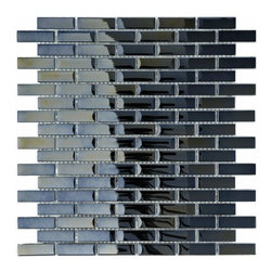 Mirror Glass Tile Collection - Mini Brick Subway - Tile