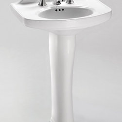 Toto Dartmouth 24 x 19 Pedestal Lavatory LPT642 | exoticbathexpo.com - Bathroom Sinks