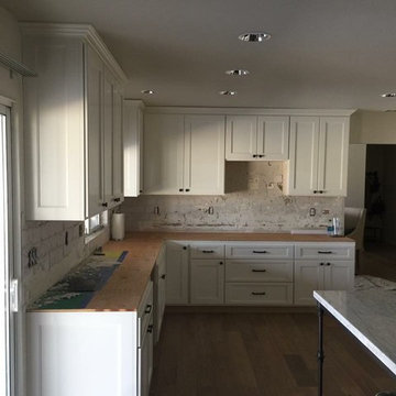 White Painted Kitchen | Snows Custom Cabinetry