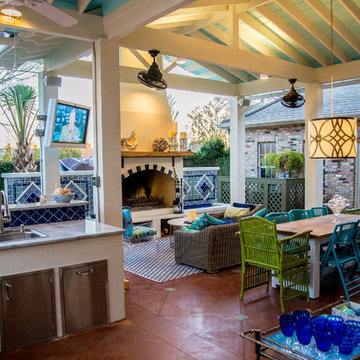 Mexican Inspired Old Metairie Residence