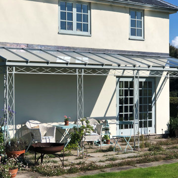 Wrought Iron Veranda - Partially Glazed
