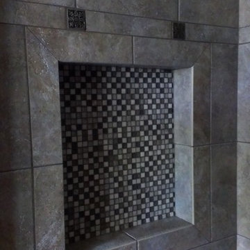 shower niche glass tile