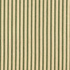 15" Queen Bedskirt Tailored Sage Green Ticking Stripe