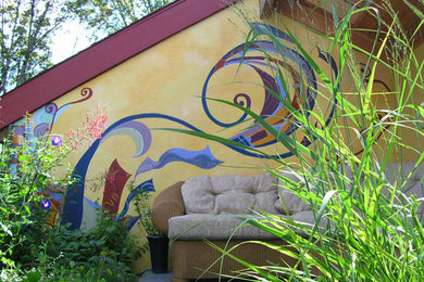 Eclectic patio photo in Portland