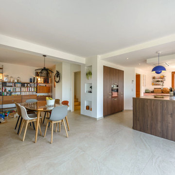 extension et rénovation contemporaine maison savoyarde 1991