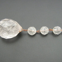 Rock crystal Chandelier Drops - Home Decor
