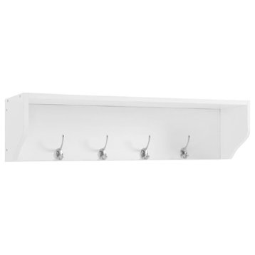 Crosley Harper Entryway Shelf in White
