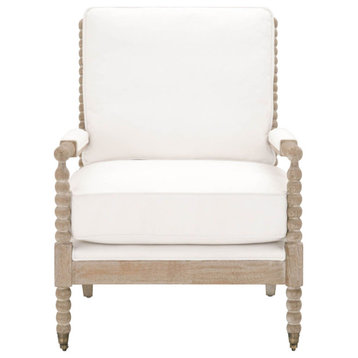 Essentials For Living Stitch & Hand Rouleau Club Chair, Pearl