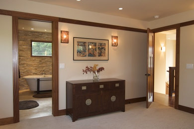 Inspiration for an asian hallway remodel in San Francisco