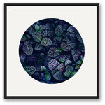DDCG - Dark Ferns Circle Print Wall Art, 30x30 - Create a calming oasis with this circular wall art. Made ready to hang for your home, this wall art is durable and lightweight. The result is a beautiful piece of artwork that will make a great addition to your home.