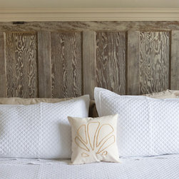 4 panel vintage door headboard for a full size bed - Headboards