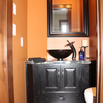 Built-in step stool