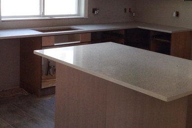 Example of a trendy kitchen design in Vancouver