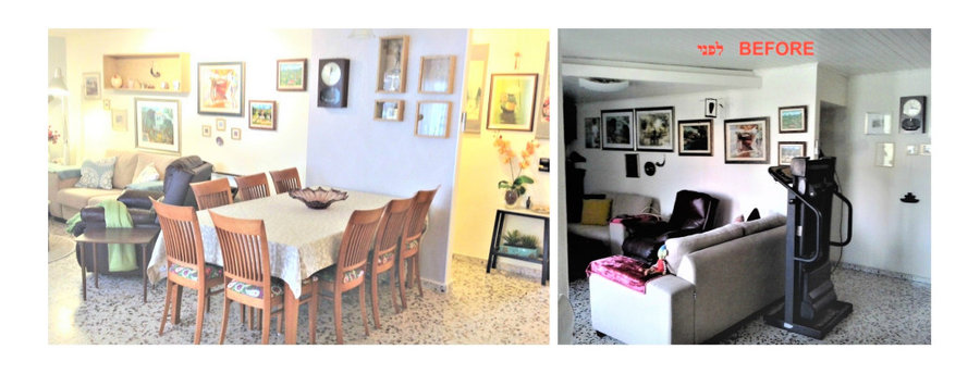 overview of salon + newly created dining area