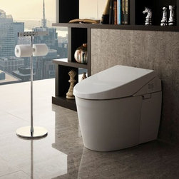 Toto Neorest 550H Dual Flush Toilet 1.0/0.8 GPF With Ewater+ MS982CUMG - Toilets