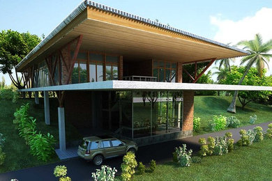 Inspiration for a country home design remodel in Other