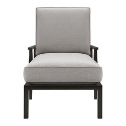 Stuart Outdoor Chaise Lounge with Cushions - Outdoor Chaise Lounges
