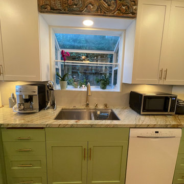 Kitchen Remodel 2024 Oakland/ white and light green