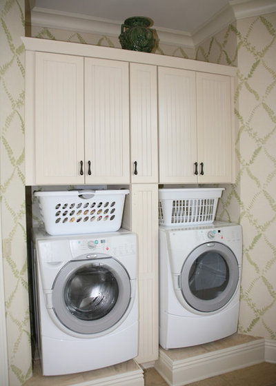 The Hardworking Laundry Room: A Place for Brooms and Mops