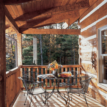 White - Modified Prestwick Log Home