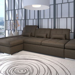 Modern Sectional Sofa Sleeper Alpine by Nordholtz - $3,395 - Sleeper Sofas