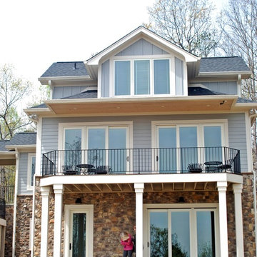 Guest house rear elevation