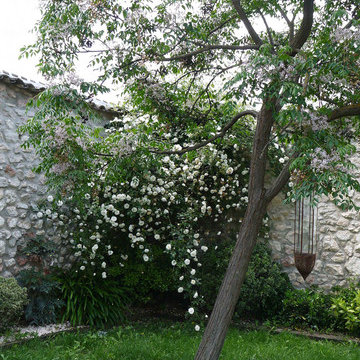 Jardín para Cortijo Rural