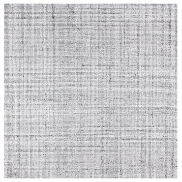 Safavieh Abstract Collection ABT604 Rug, Grey/Black, 6' Square