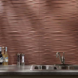 Fasade Waves, Argent Copper - Home Decor