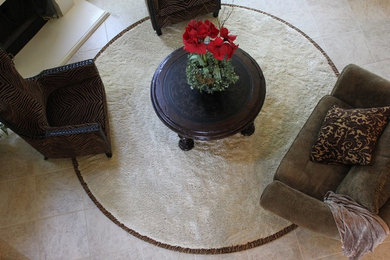 Living room - traditional living room idea in Austin