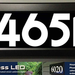 Address LED - illuminated house numbers - House Numbers