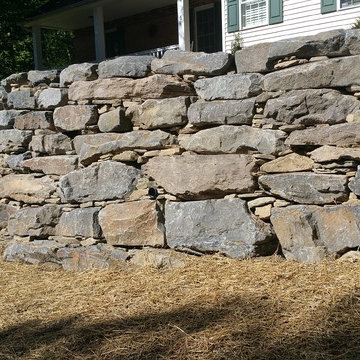 Boulder Retaining Wall - Dallas, PA