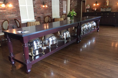 Inspiration for a timeless dining room remodel in New York