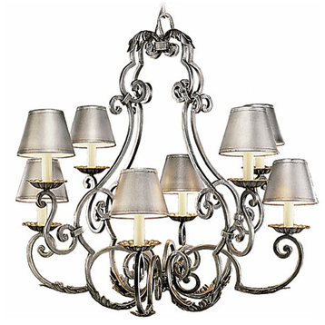 Bonnie Prince Wrought Iron Chandelier
