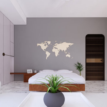 interior decor of luxurious apartment infused with Goan and Dutch elements