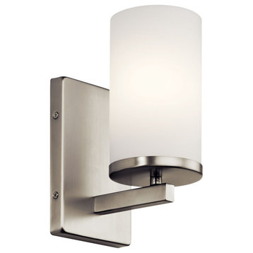 Kichler Crosby 1 Light Wall Sconce in Brushed Nickel