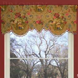 Priority Home & Design - Scalloped Julia Valance - Select From 500+ Fabrics - Valances