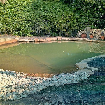 Prayer / sensory garden, dipping pond, fire pit