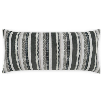 Outdoor Oriana Lumbar Pillow - Grey