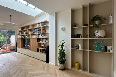 Aménagement d'un salon contemporain.