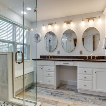 Transitional Primary Bathroom Design Mechanicsville, MD